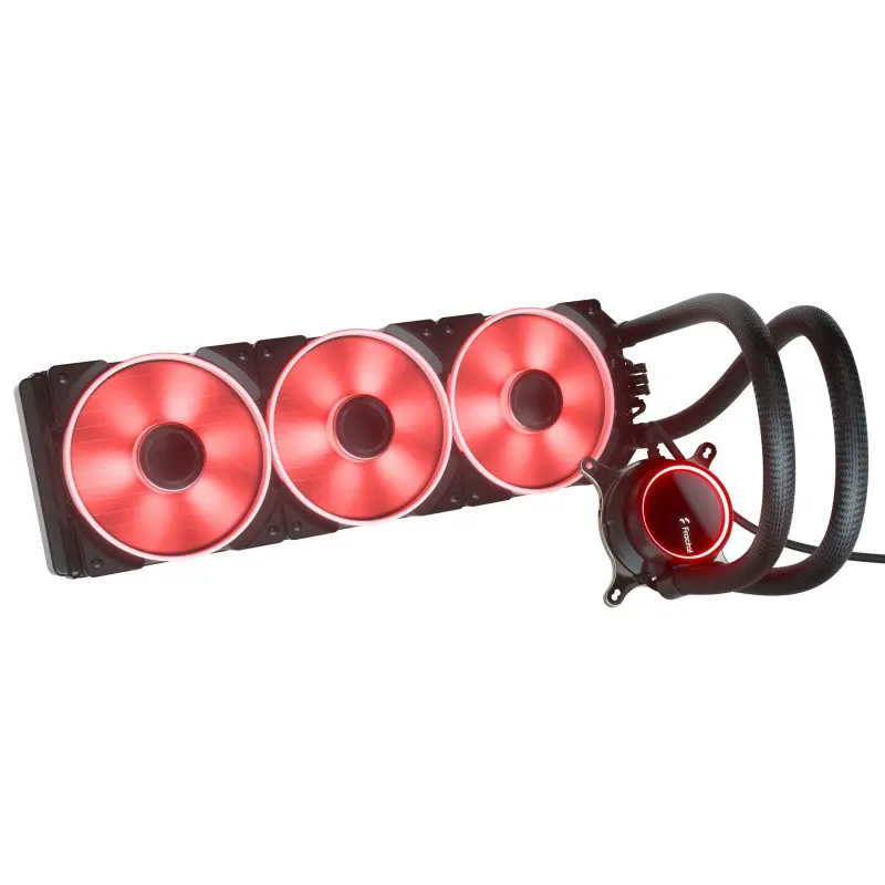Kit Watercooling AIO Fractal Design Celsius+ S Prisma / RGB / 360 mm / LGA 1700 – AM5 / Noir