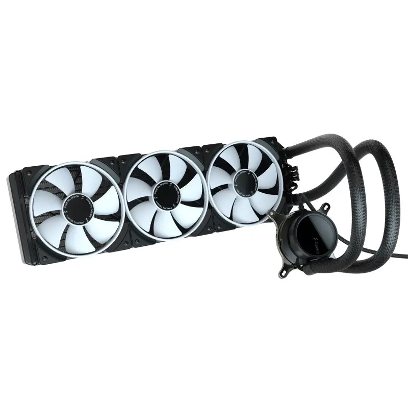 Kit Watercooling AIO Fractal Design Celsius+ S Prisma / RGB / 360 mm / LGA 1700 – AM5 / Noir