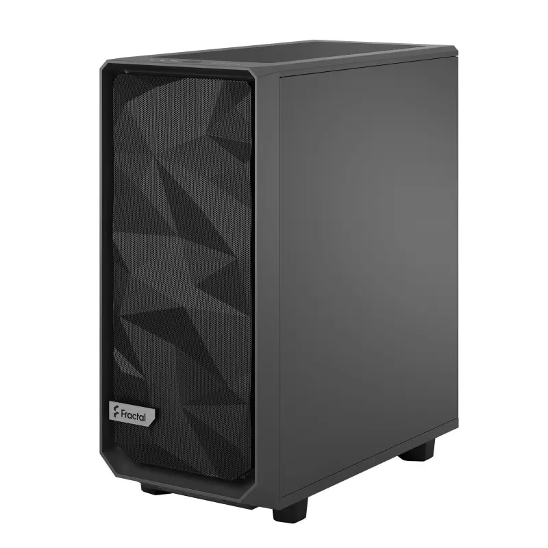 Boîtier Gaming Moyen Tour Fractal Design Meshify 2 Compact / ATX / Avec panneau vitré / Gris