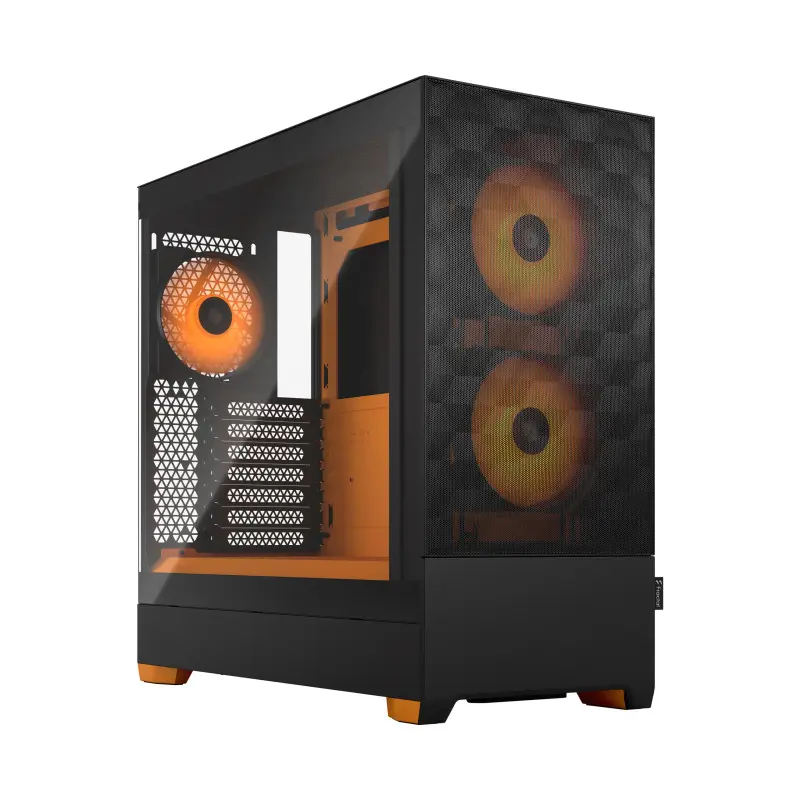 Boîtier Moyen Tour ATX Fractal Design Pop Air avec panneau vitré (Noir)