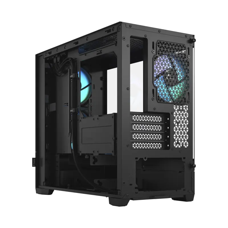 Boîtier Mini Tour Micro ATX Fractal Design Pop Mini Air RGB panneau vitré (noir)
