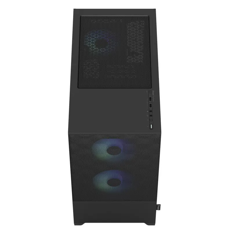 Boîtier Mini Tour Micro ATX Fractal Design Pop Mini Air RGB panneau vitré (noir)