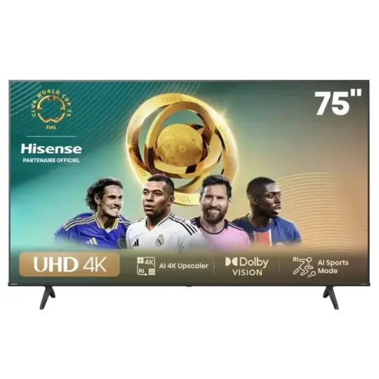 TV HISENSE 75&Prime; SMART UHD 4K