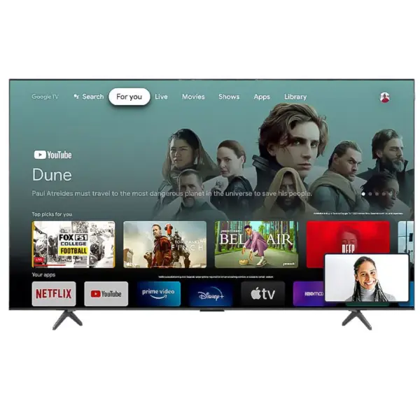 TV TCL P7K 75" QLED UHD 4K SMART TV / GOOGLE TV