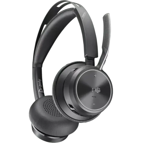 Casque Poly Voyager Focus 2 Microsoft Teams Certifié Sans fil / Noir
