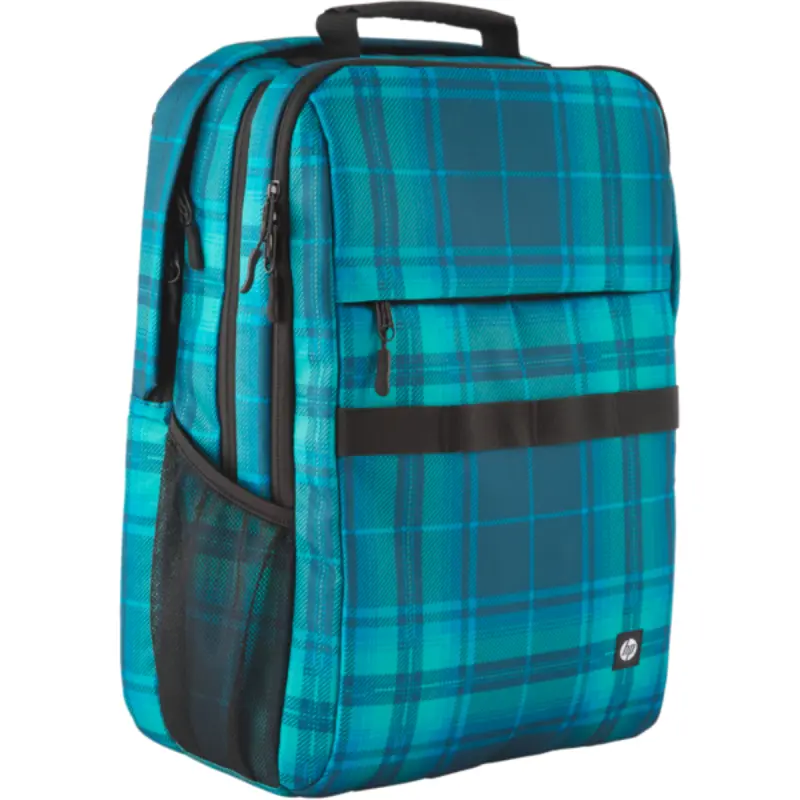 Sac à dos HP Campus XL Tartan Plaid Pour Pc portable 16&Prime; / 20 Litres / Bleu