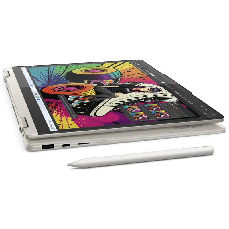 Pc Portable Lenovo Yoga 7 2-in-1 14AKP10 / Ryzen AI 7 350 / 16 Go / 512 Go SSD / Windows 11 / Copilote+ PC / Coquillage