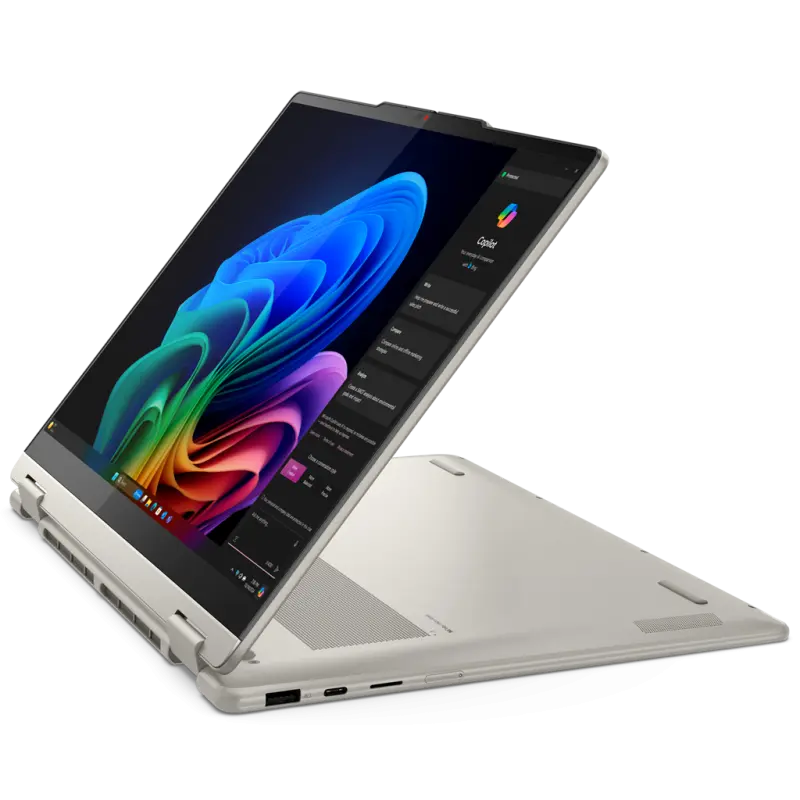 Pc Portable Lenovo Yoga 7 2-in-1 14AKP10 / Ryzen AI 7 350 / 16 Go / 512 Go SSD / Windows 11 / Copilote+ PC / Coquillage