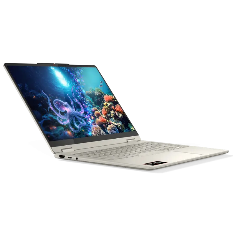 Pc Portable Lenovo Yoga 7 2-in-1 14AKP10 / Ryzen AI 7 350 / 16 Go / 512 Go SSD / Windows 11 / Copilote+ PC / Coquillage