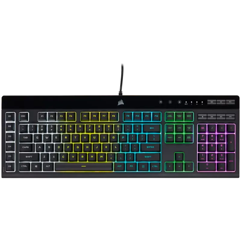 CLAVIER Gaming Filaire AZERTY Corsair K55 RGB PRO