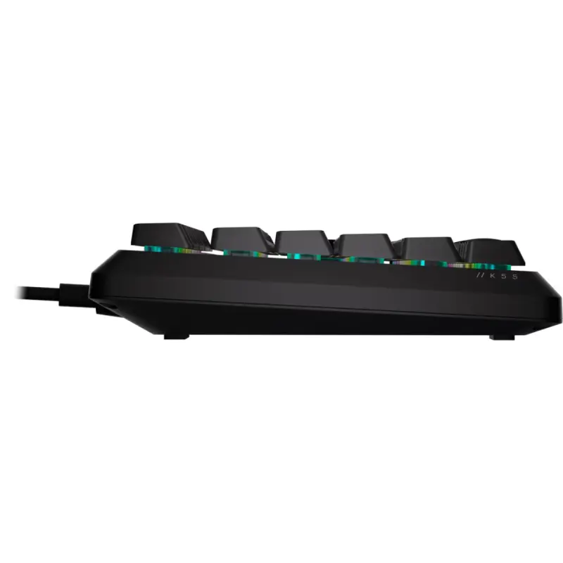 Clavier Gaming Filaire AZERTY CORSAIR K55 CORE / RGB / USB / Noir