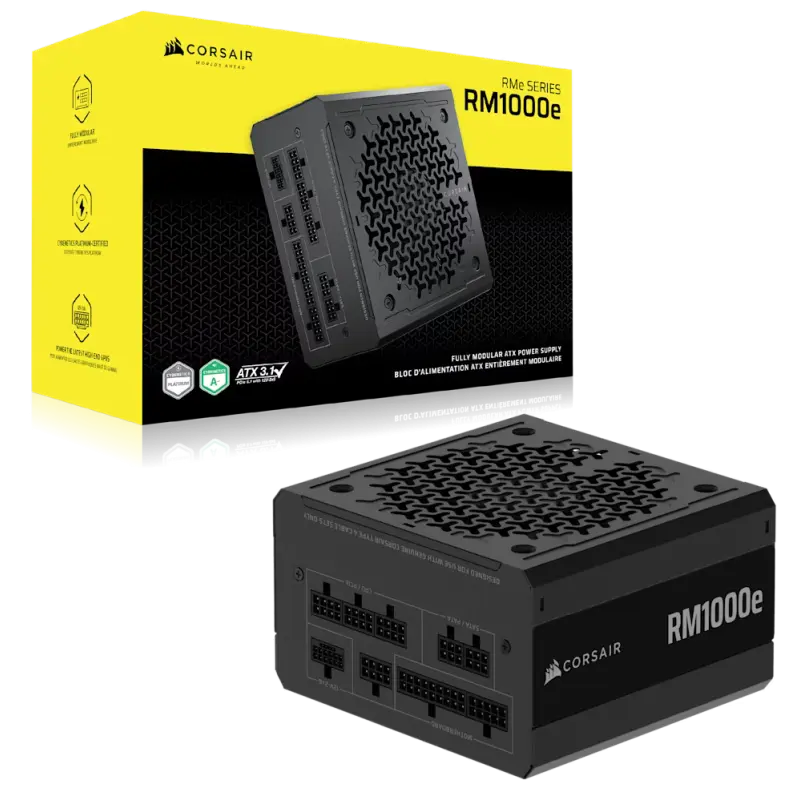 Boîte d&rsquo;alimentation Corsair RMe 2025 / ATX / 1000 Watts / Noir