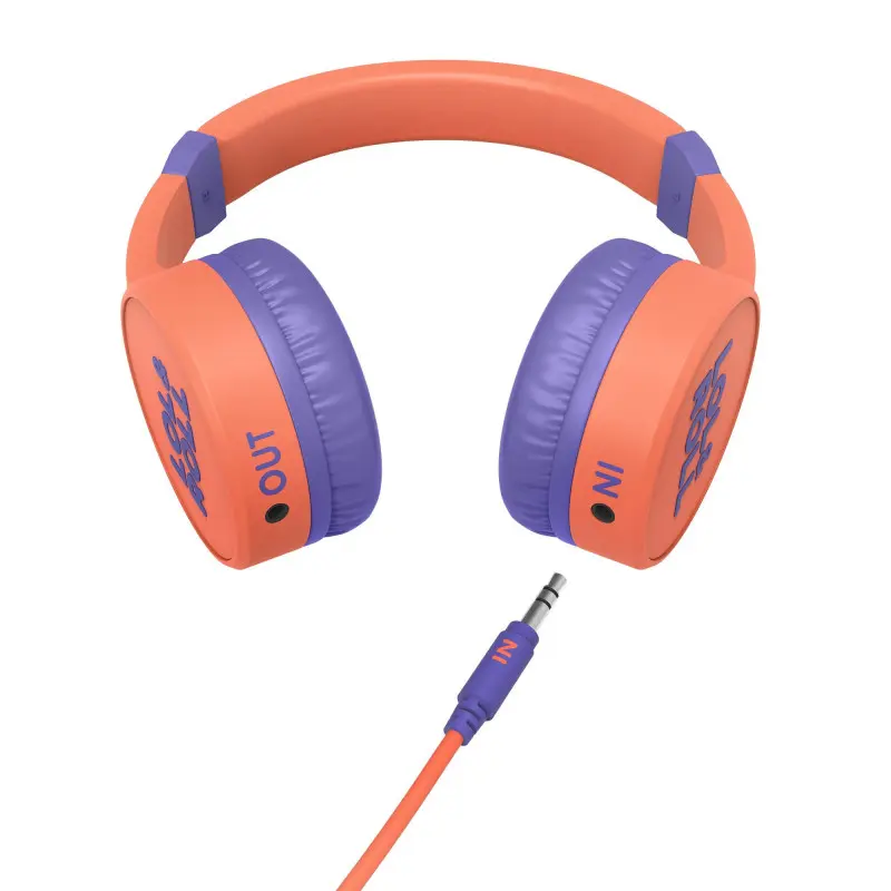 CASQUE FILAIRE ENERGY SISTEM LOL&ROLL POP POUR ENFANT / ORANGE
