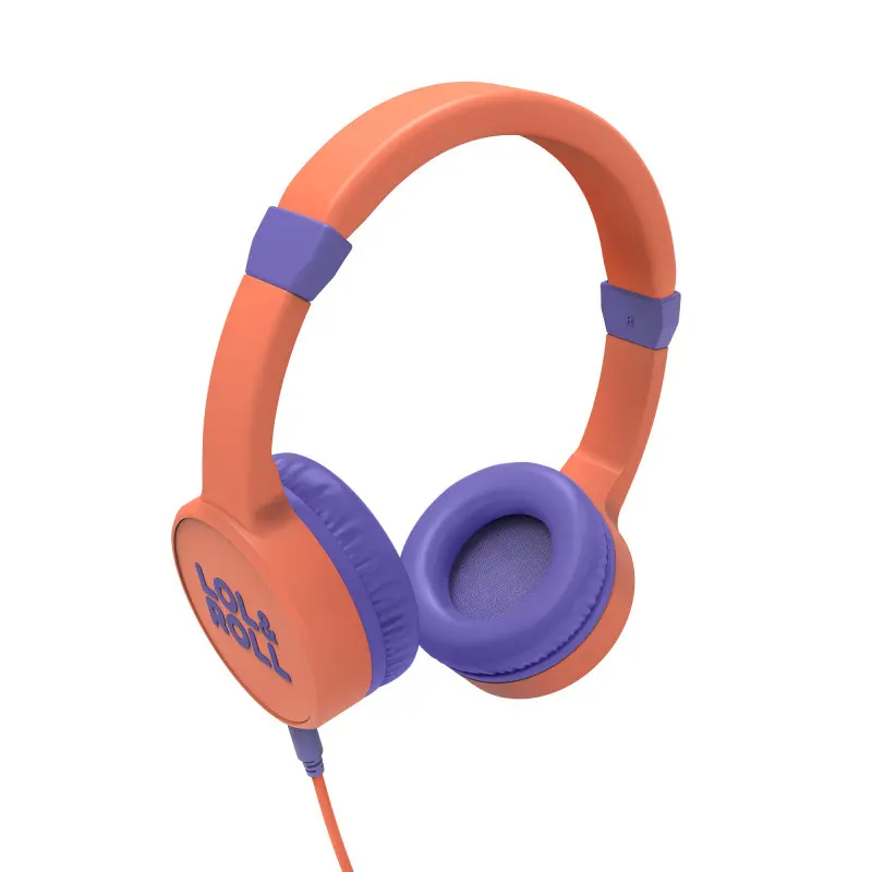 CASQUE FILAIRE ENERGY SISTEM LOL&ROLL POP POUR ENFANT / ORANGE