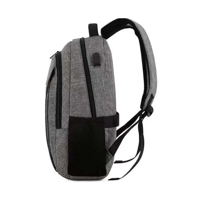 SAC A DOS 16.1&Prime; +PORT USB -SWISS-GRIS