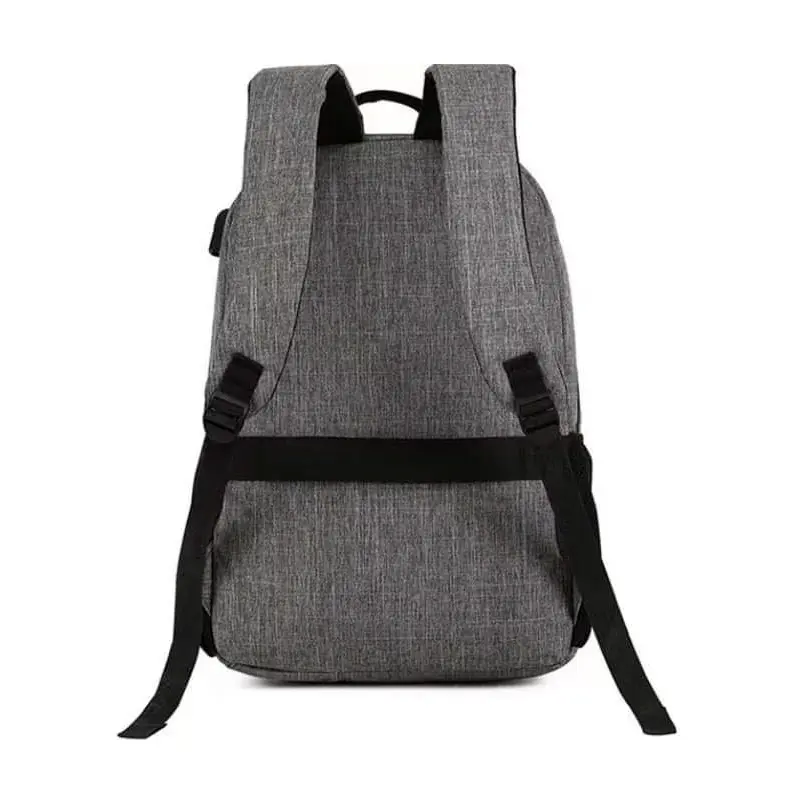 SAC A DOS 16.1&Prime; +PORT USB -SWISS-GRIS