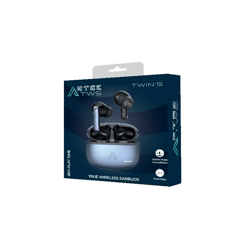 Écouteurs Sans Fil TWIN&rsquo;S Artek / Technologie ANC / Bleu