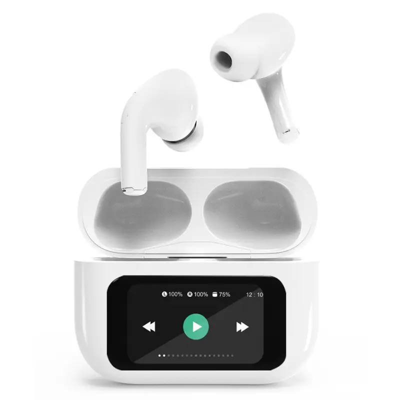 Écouteurs Sans Fil Gembird TWS-LCD-ANC-01-BK Hi-Fi In-ear Blanc
