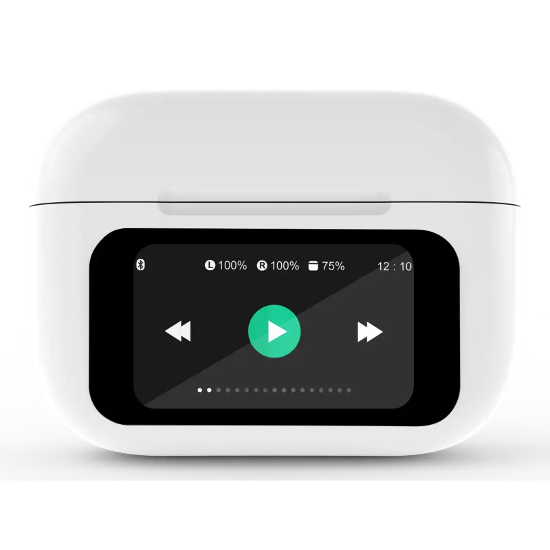 Écouteurs Sans Fil Gembird TWS-LCD-ANC-01-BK Hi-Fi In-ear Blanc