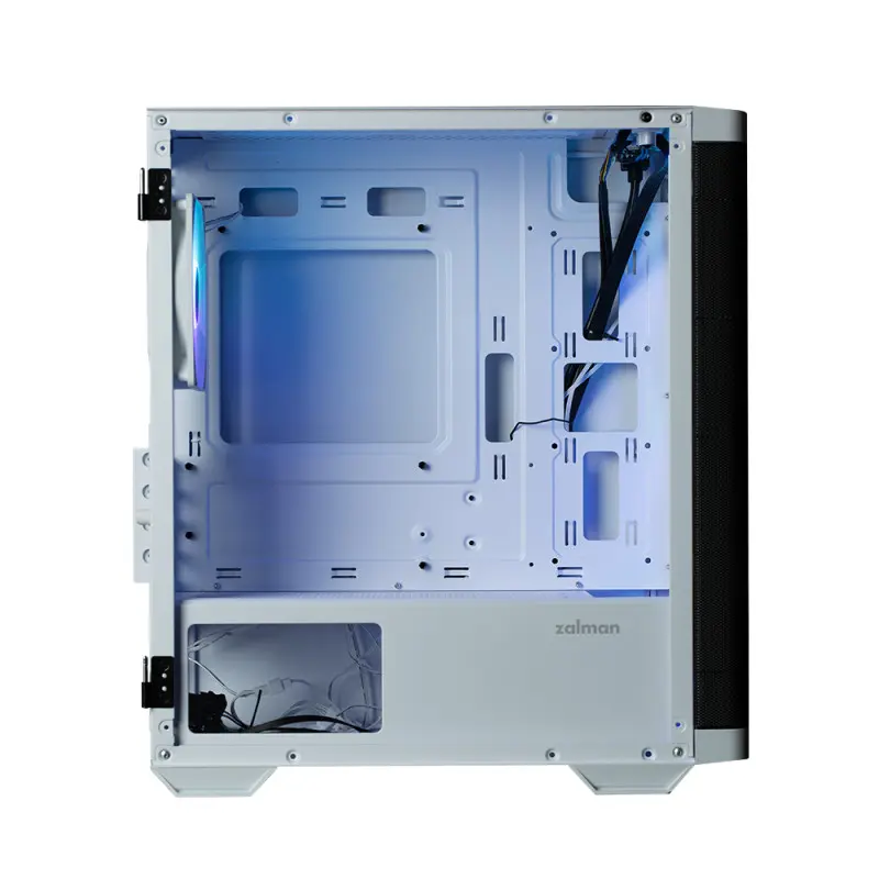 Boîtier Gaming Mini Tour Zalman M4 Micro ATX / RGB / Avec panneau vitré / Blanc
