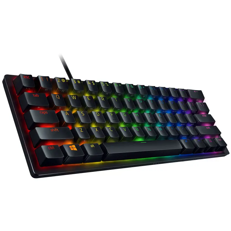 Clavier Gaming Filaire Razer Huntsman Mini / RGB / USB-C / Violet Switch / Noir