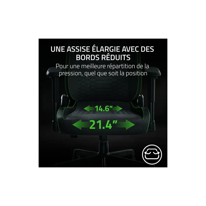 Chaise gaming RAZER ISKUR V2 X RZ38-05310100-R3G1 / NOIR