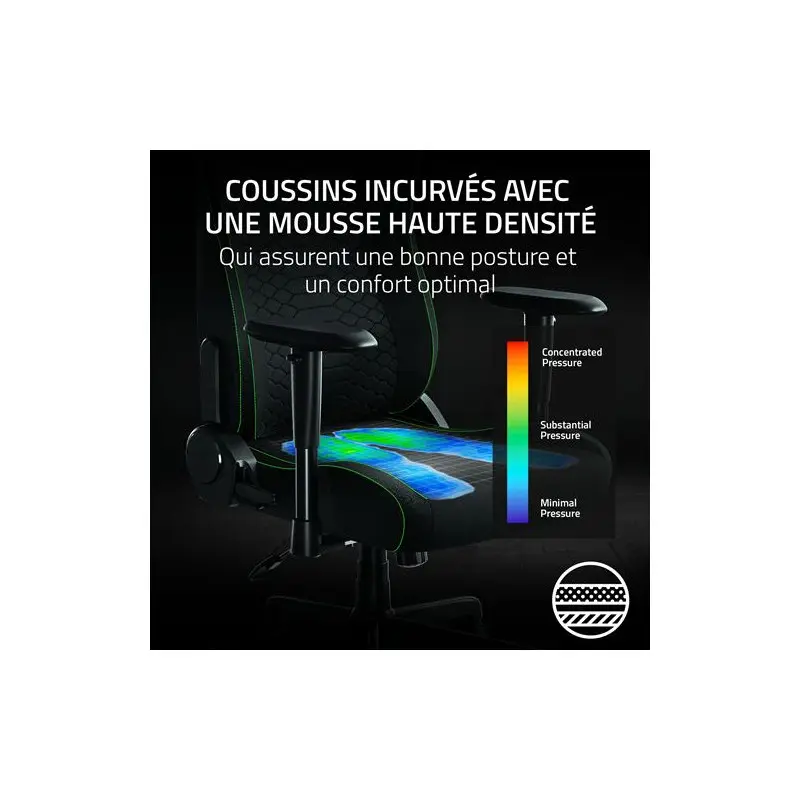 Chaise gaming RAZER ISKUR V2 X RZ38-05310100-R3G1 / NOIR