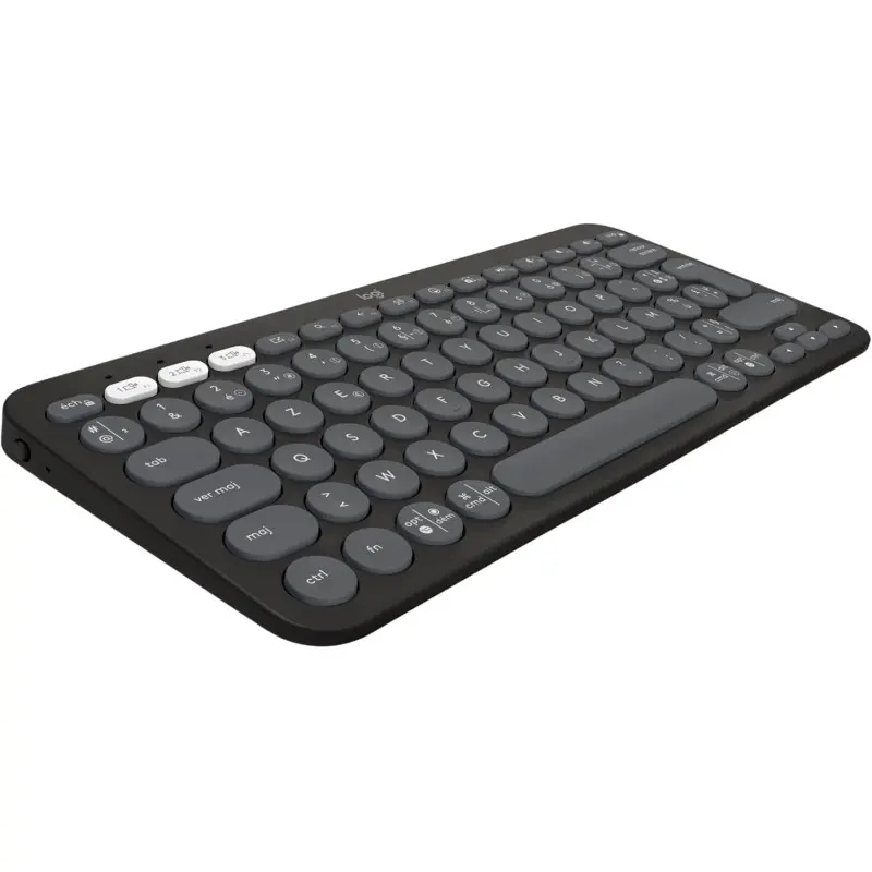 Clavier sans fil Logitech Wireless Pebble Keys 2 K380s / QWERTY / Easy-Switch/ Graphite