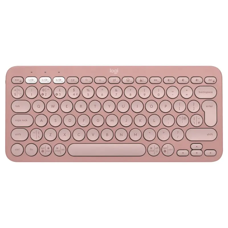 Clavier Sans Fil LOGITECH K380s Clés Pebble 2 / Rose