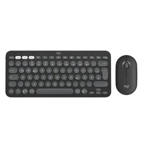 Ensemble Clavier et Souris Sans Fil LOGITECH Combo Pebble 2 / Noir