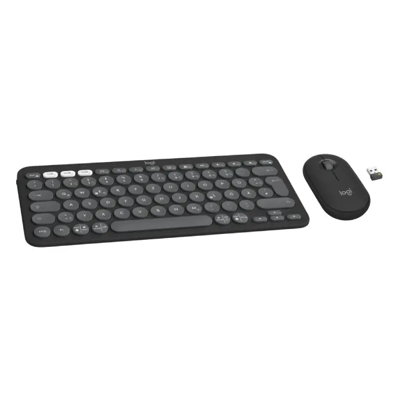 Ensemble Clavier et Souris Sans Fil LOGITECH Combo Pebble 2 / Noir