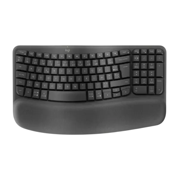 Clavier Sans Fil LOGITECH Ergonomique Wave Keys / Noir