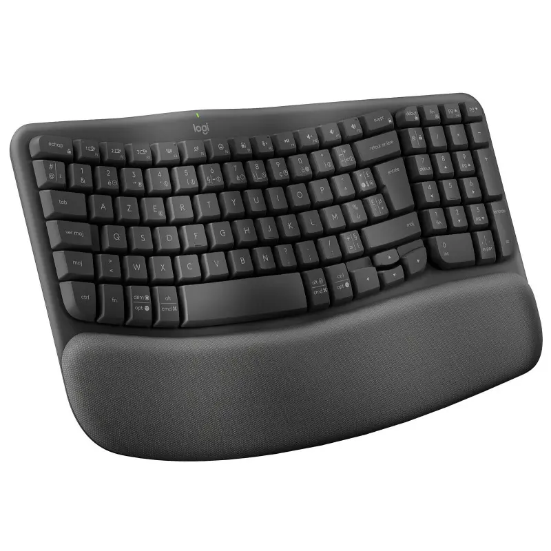 Clavier Sans Fil LOGITECH Ergonomique Wave Keys / Noir