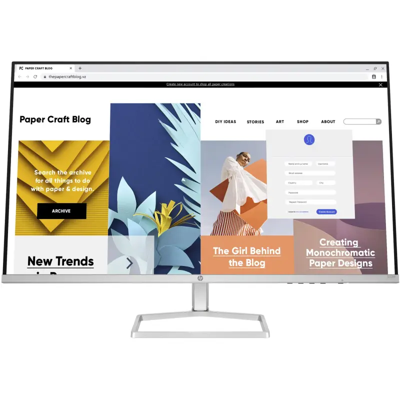 Écran HP Series 5 Pro 31.5&Prime; FHD 100 Hz / 7ms GtG 532SF / HDMI / Noir