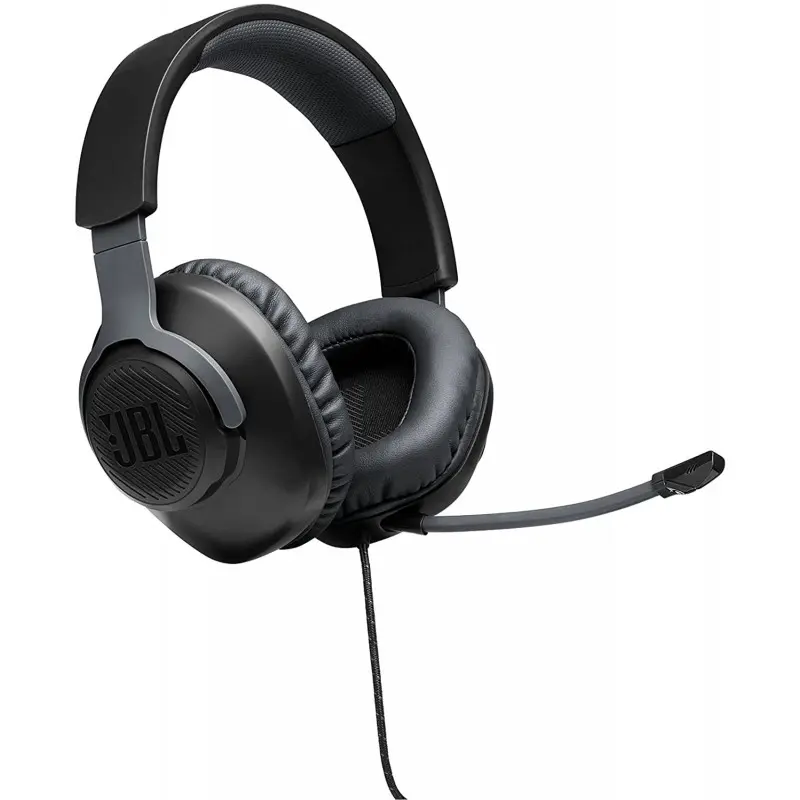 Casque gaming circum-auriculaire filaire avec micro JBL Quantum 100 / Noir