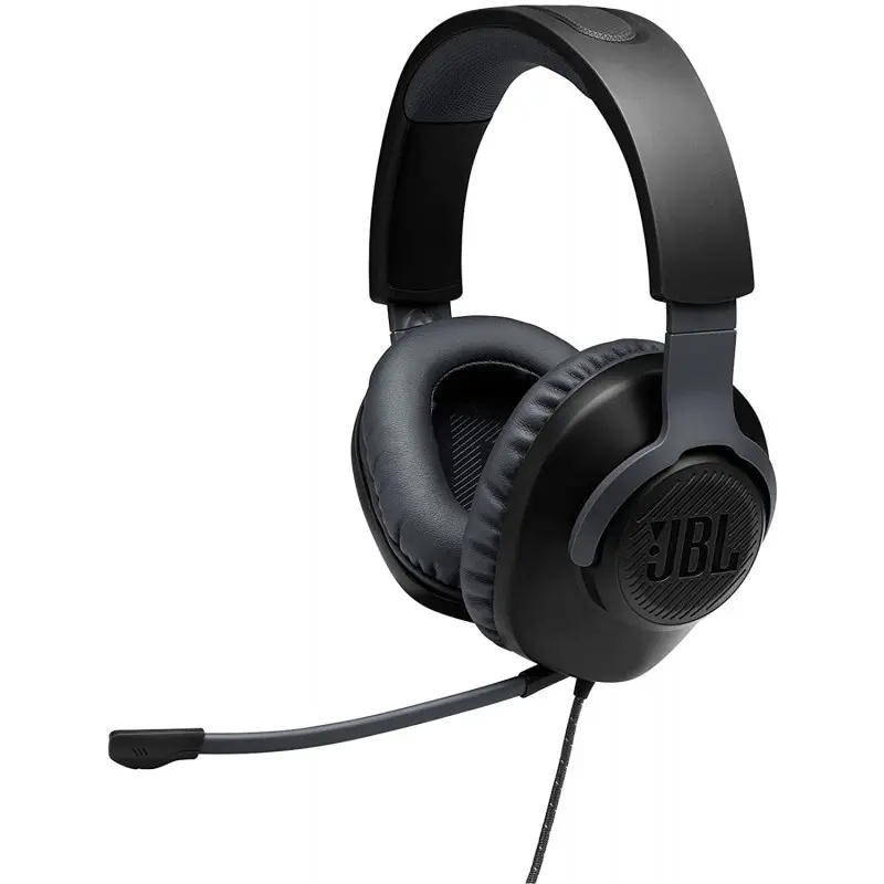 Casque gaming circum-auriculaire filaire avec micro JBL Quantum 100 / Noir