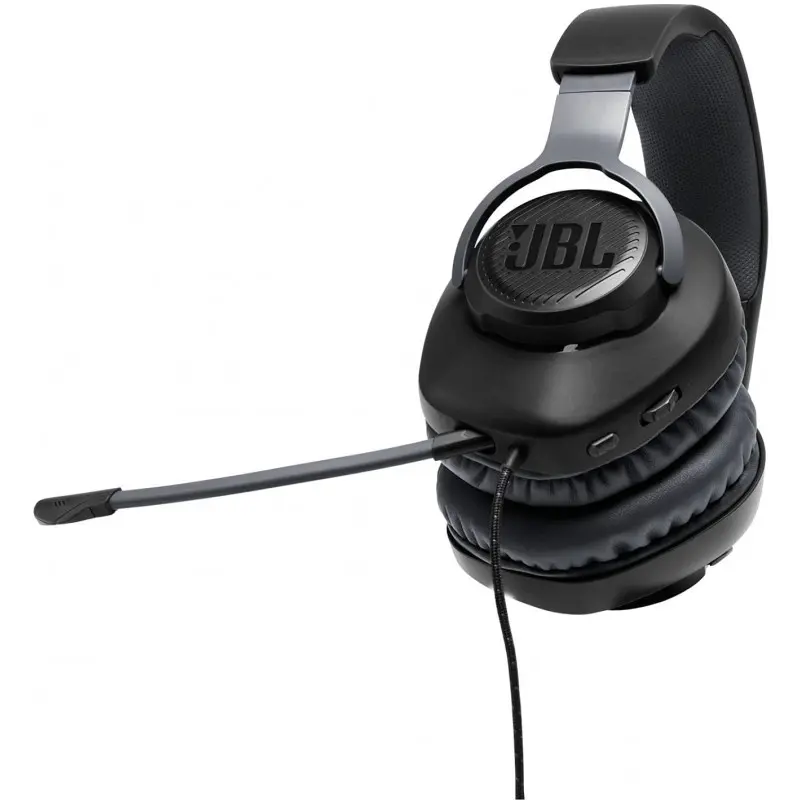 Casque gaming circum-auriculaire filaire avec micro JBL Quantum 100 / Noir