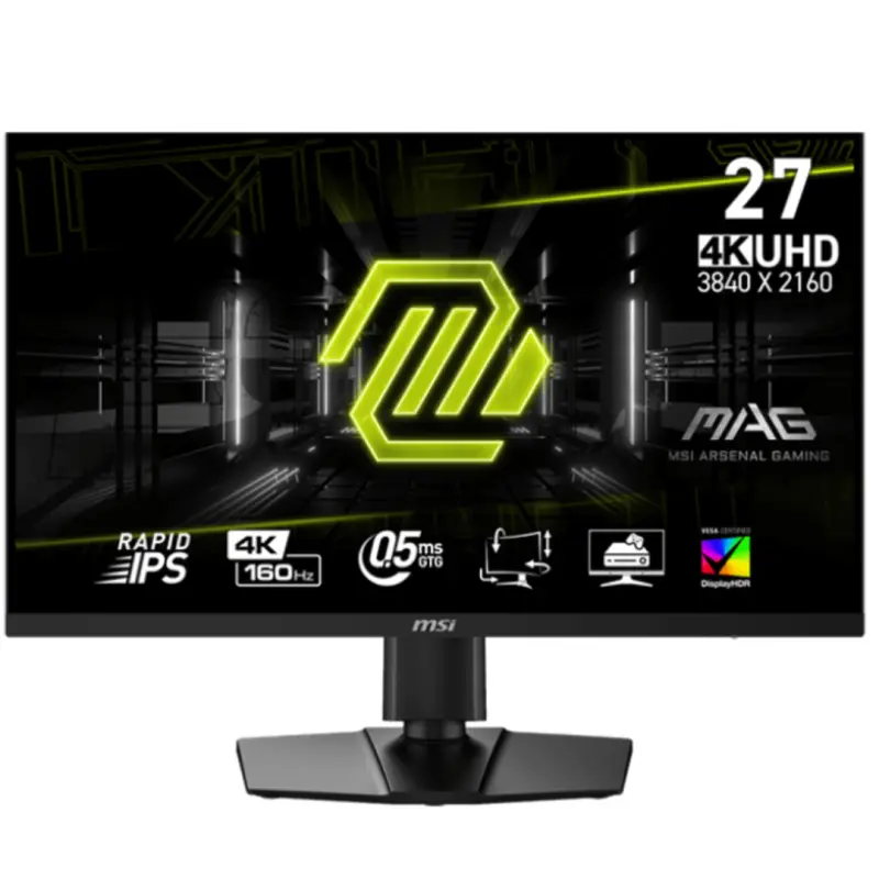 Écran Gaming MSI MAG 274UPF E2 27&Prime; 4K UHD IPS / 160 Hz / 0.5 ms / Noir