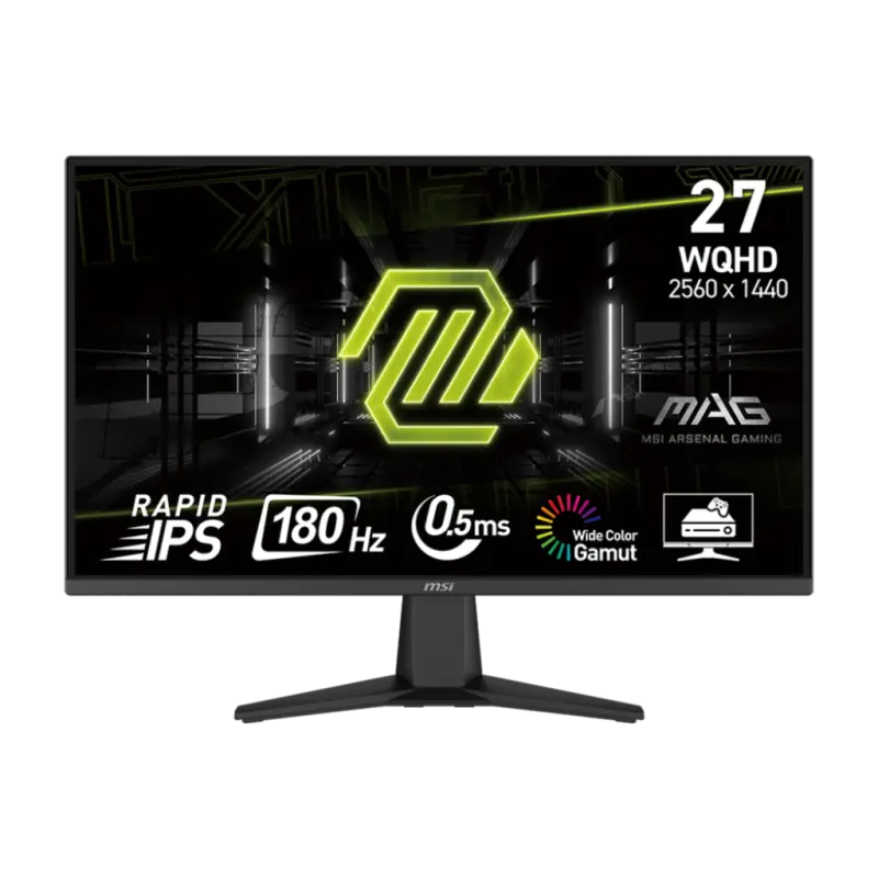 Écran Gaming MSI MAG 275QF 27&Prime; WQHD IPS / 180 Hz / 0.5 ms / Noir