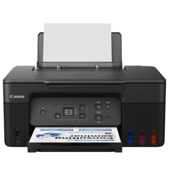 Imprimante Multifonction Canon G2470 PIXMA JET D&rsquo;ENCRE Couleur 3en1 + 4 Bouteilles d&rsquo;encre Canon