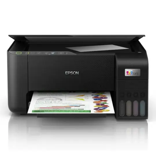 Imprimante Multifonction à réservoir intégré 3en1 couleur Epson ECOTANK L3251 / WiFi + 5 Bouteilles d&rsquo;encre Epson Incluses