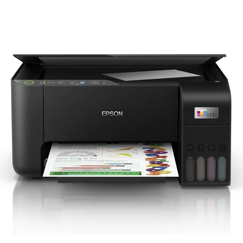 Imprimante Multifonction à réservoir intégré 3en1 couleur Epson ECOTANK L3251 / WiFi + 5 Bouteilles d’encre Epson Incluses