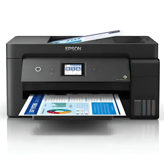 Imprimante à réservoir intégré Multifonctions 4 en 1 Epson EcoTank L14150 A3+ / Avec 1 kit complet de bouteilles d’encre Inclus