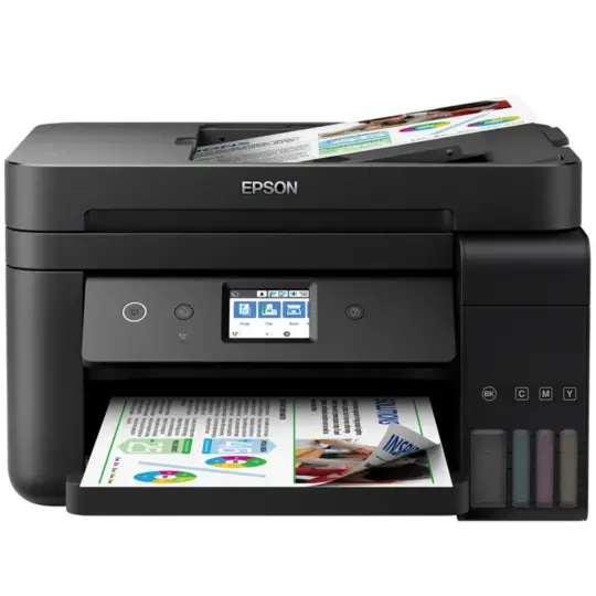 Imprimante EcoTank L6290 4 en 1 couleur A4 / Recto Verso / Wi-Fi + 5 Bouteilles D&rsquo;encres Epson Incluses
