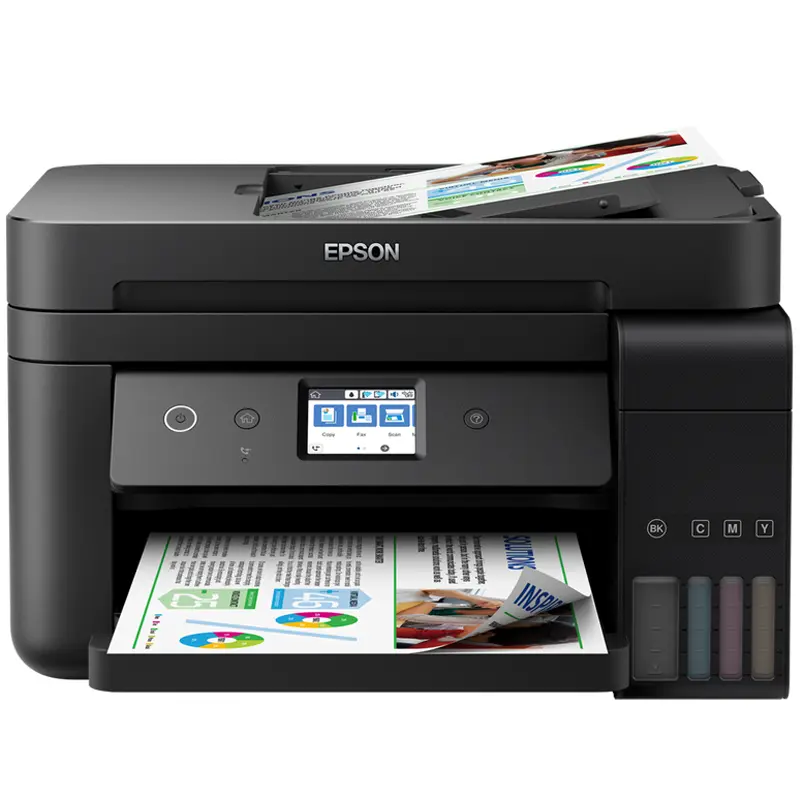 Imprimante EcoTank L6290 4 en 1 couleur A4 / Recto Verso / Wi-Fi + 5 Bouteilles D’encres Epson Incluses