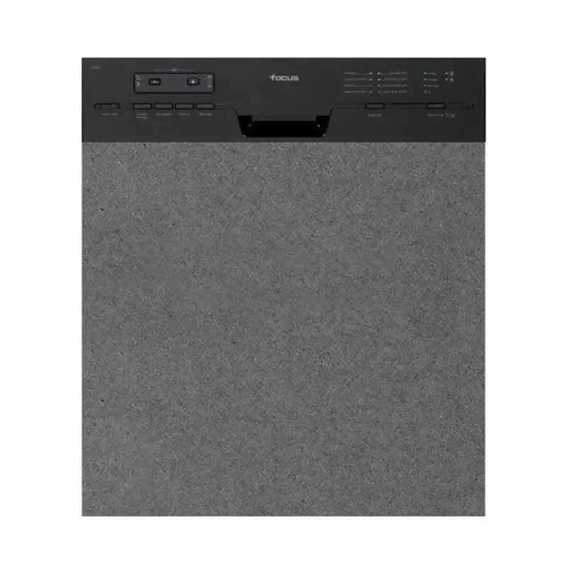 Lave-Vaisselle Focus Semi Encastrable 12 Couverts / Noir