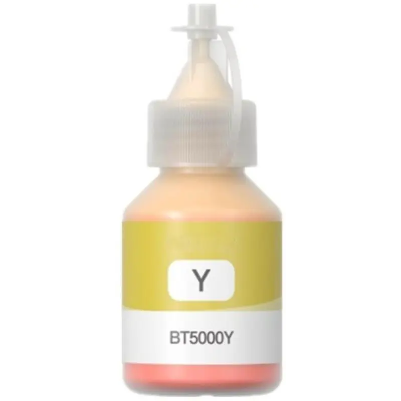 BOUTEILLE D&rsquo;ENCRE ADAPTABLE BROTHER BT5000Y / 100ML / YELLOW