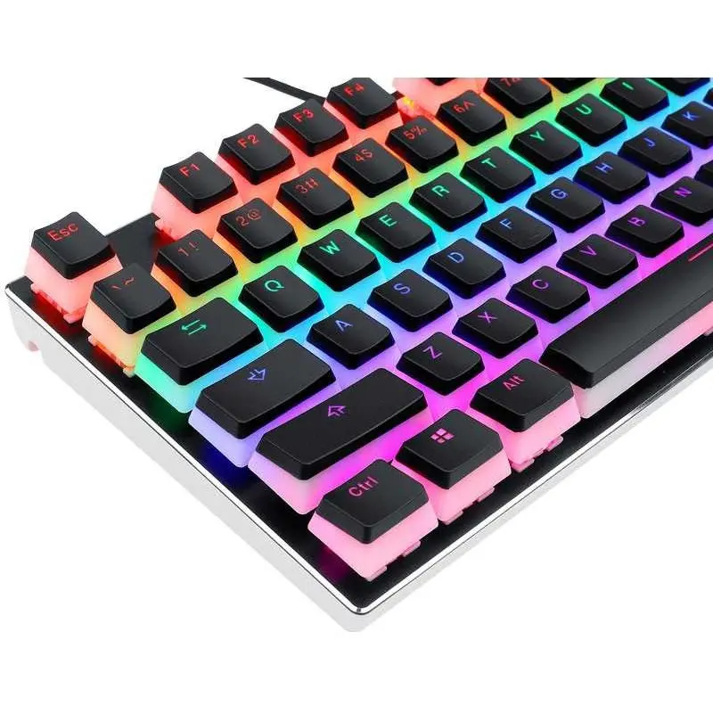 Touche Clavier Gaming Mécanique REDRAGON SCARAB A130 / RGB / Noir