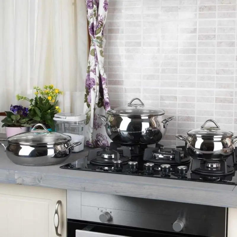 Batterie de cuisine 6 pièces Korkmaz Tombik Jr