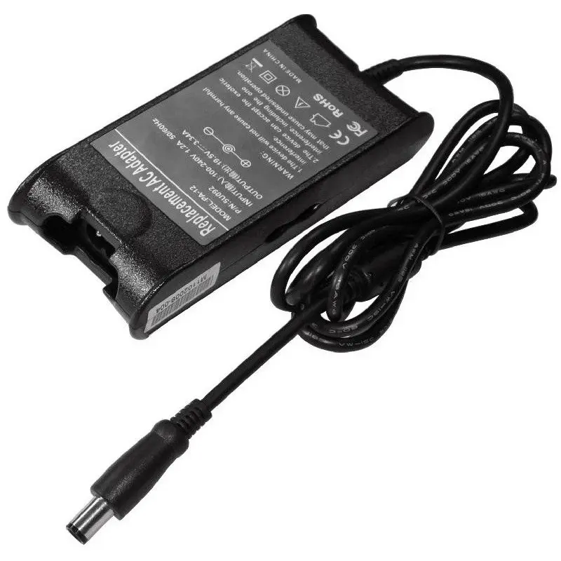 CHARGEUR ADAPTABLE pour PC Portable Dell 19V-3.34A / PETIT BEC 4.5X3.0